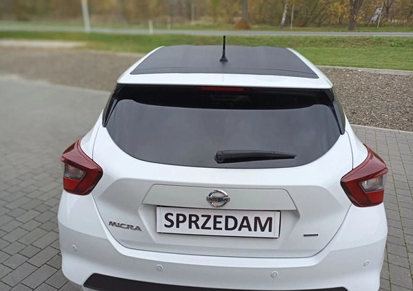 Nissan Micra cena 42499 przebieg: 62150, rok produkcji 2017 z Sieradz małe 106